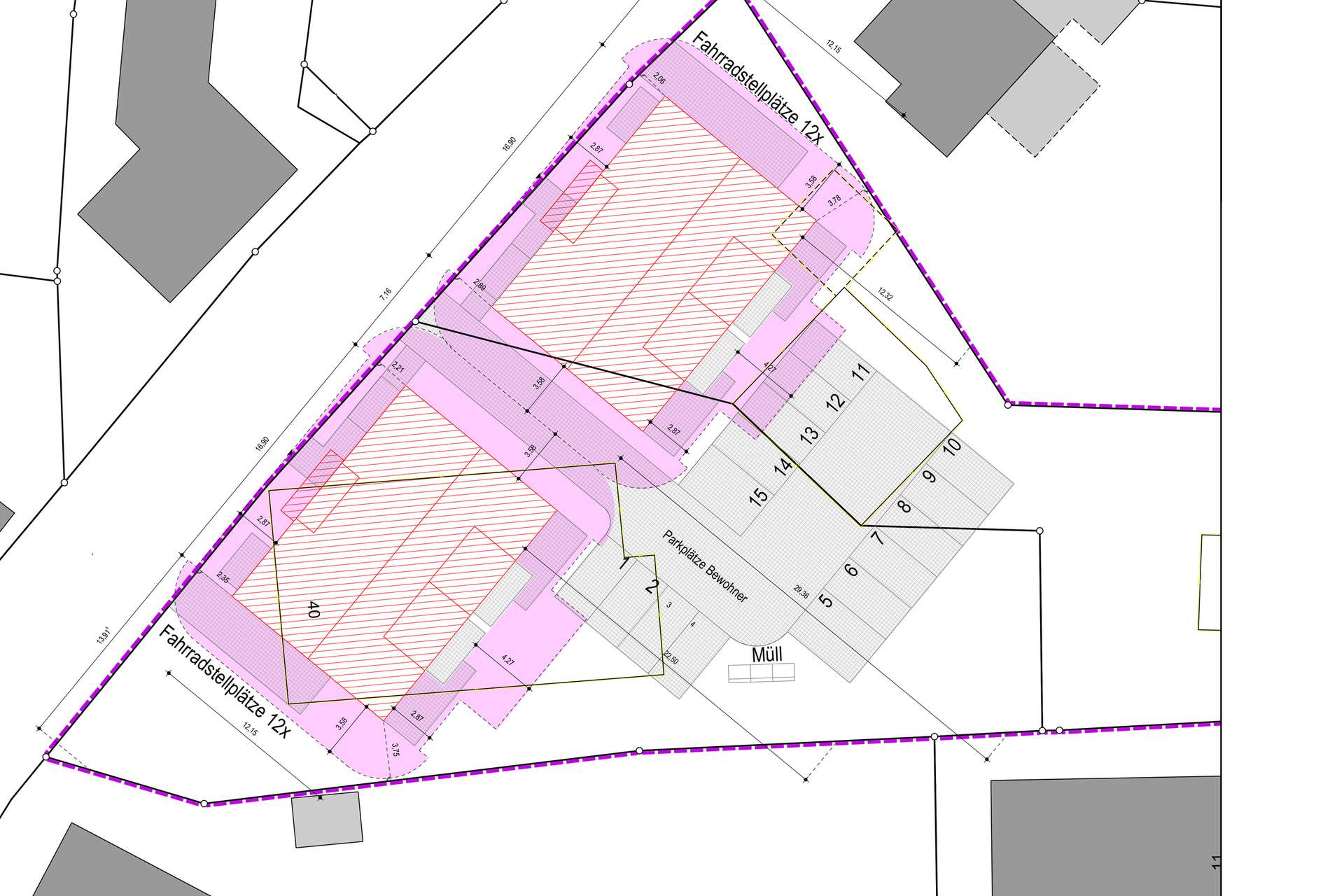 Lageplan Vermesser